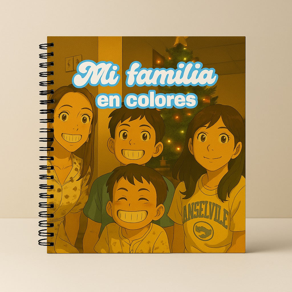 Mi familia en colores Libro personalizado a tu pinta!