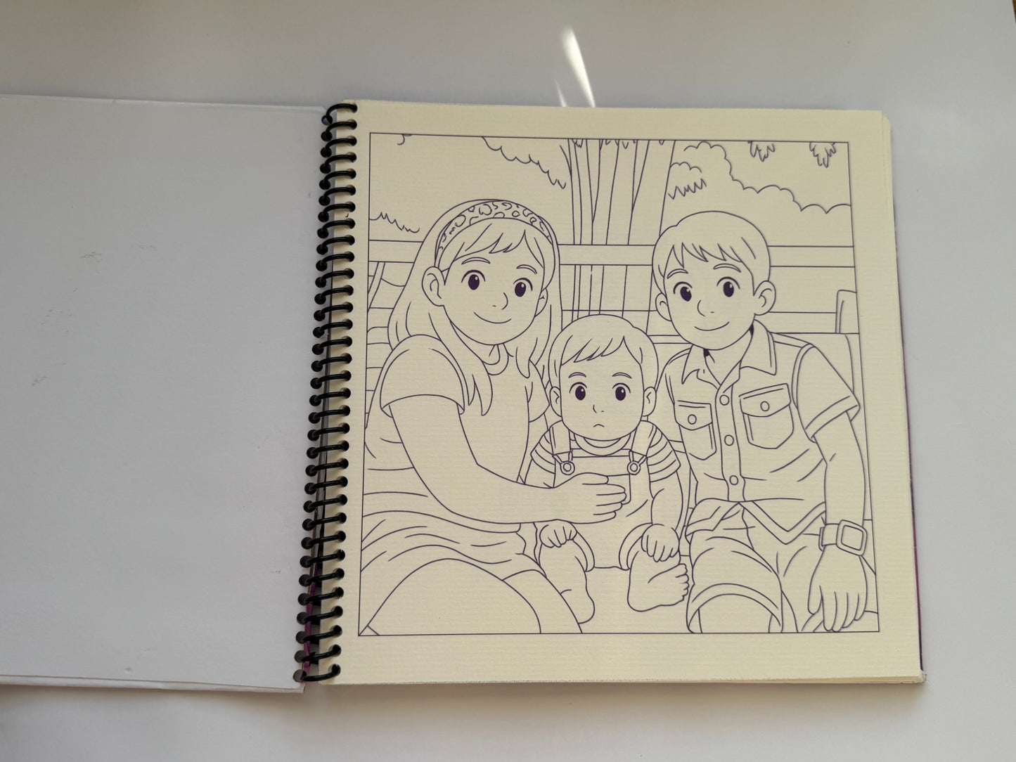 Mi familia en colores Libro personalizado a tu pinta!